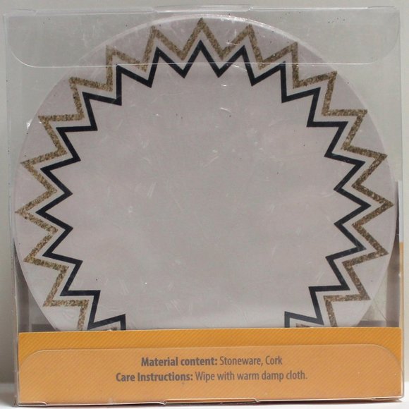 Harvest way to celebrate Decorative Coaster Set 4.25" x 4.25" Round Shape - Picture 2 of 9